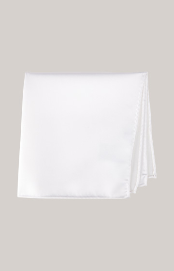 Silk Pocket Square in a White Pattern