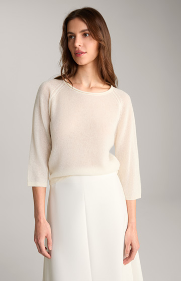 Cashmere Pullover in Cream