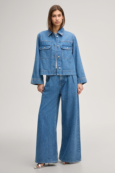 Jeansjacke Inoa in Denimblau