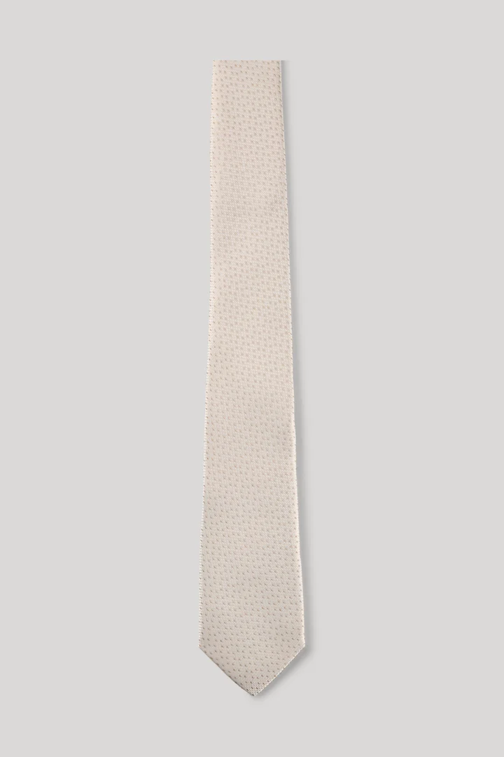 Leads to product detail page "Tie in Ecru/Beige Pattern"