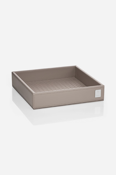 JOOP! BATHLINE Square L Tray in Taupe