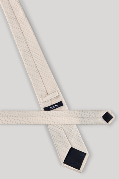 Tie in Ecru/Beige Pattern