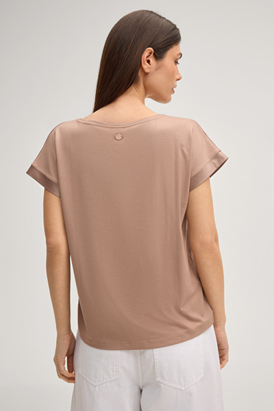 Taila T-shirt in Light Brown