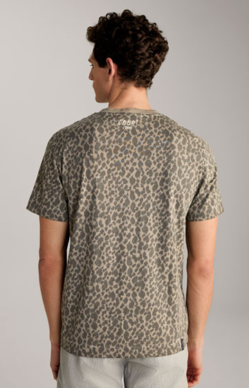 Curtis T-shirt in a Brown Pattern