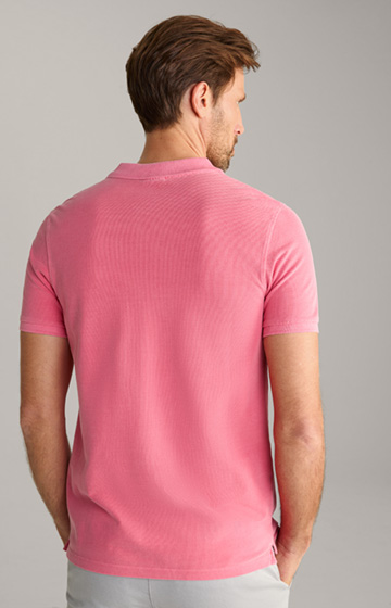 Koszulka polo Ambrosio w kolorze różowym