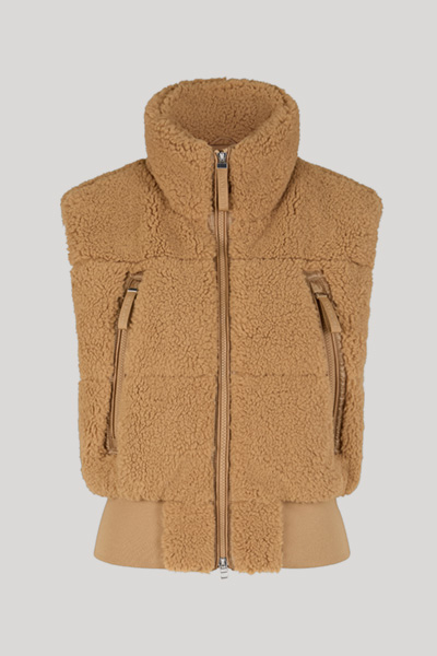 Vivian Teddy Waistcoat in Camel