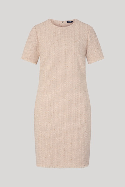 Deani Tweed Dress in Beige