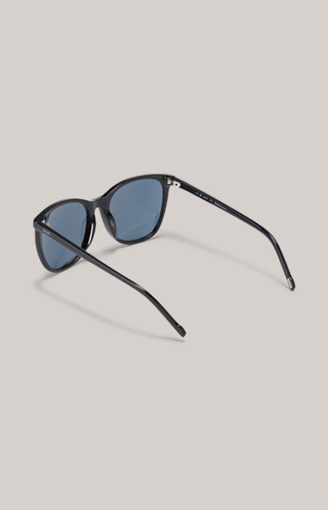 Okulary przeciwsłoneczne w kolorach czarnym/niebieskim 