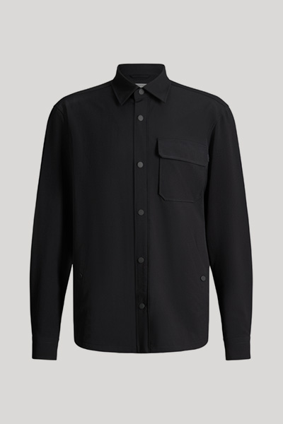 Knox overshirt in black