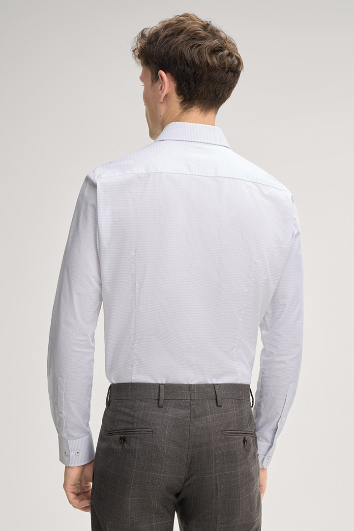 Pierce shirt in white with pattern