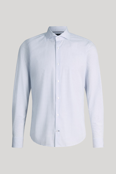 Hemd Pares in Hellblau gemustert