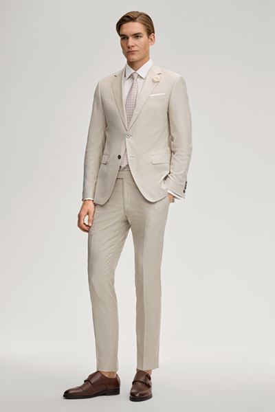 Wedding Baukasten-Sakko Herby in Hellbeige