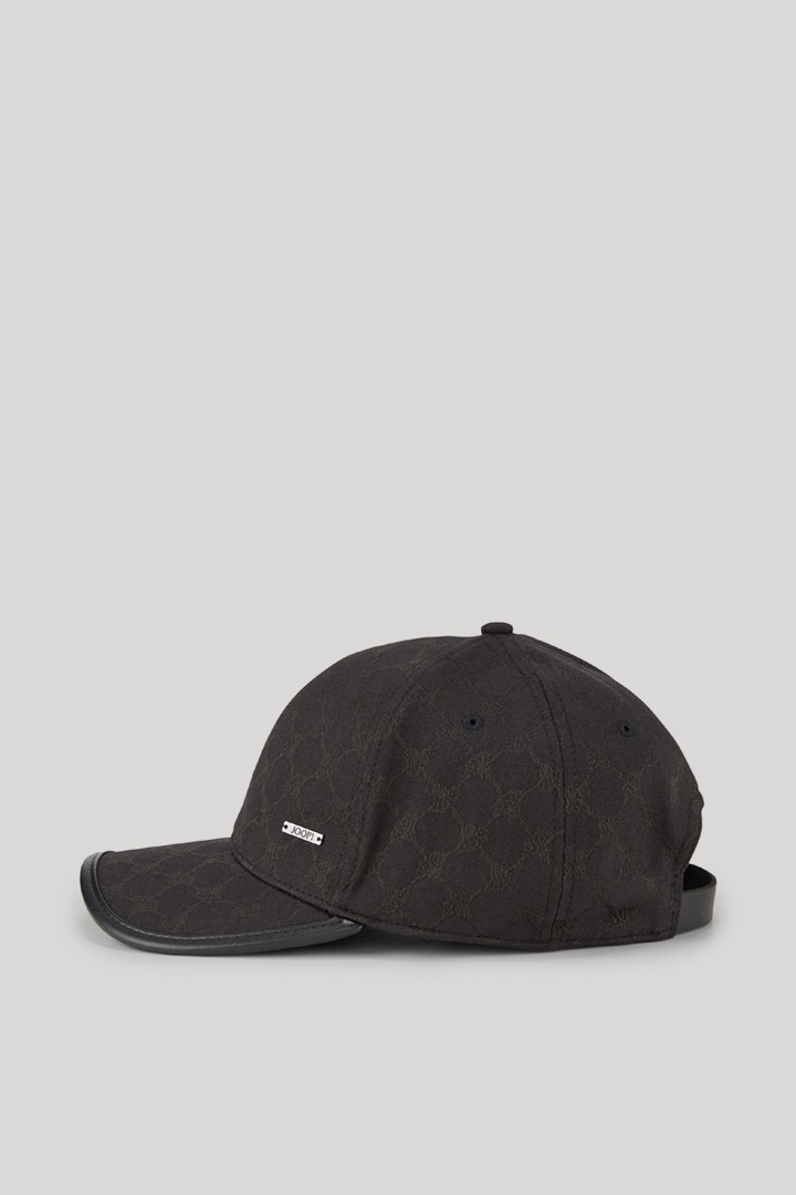 Favio Cornflower Cap in Black Pattern