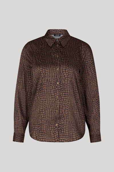 Bliss Blouse in a Brown/Black Pattern