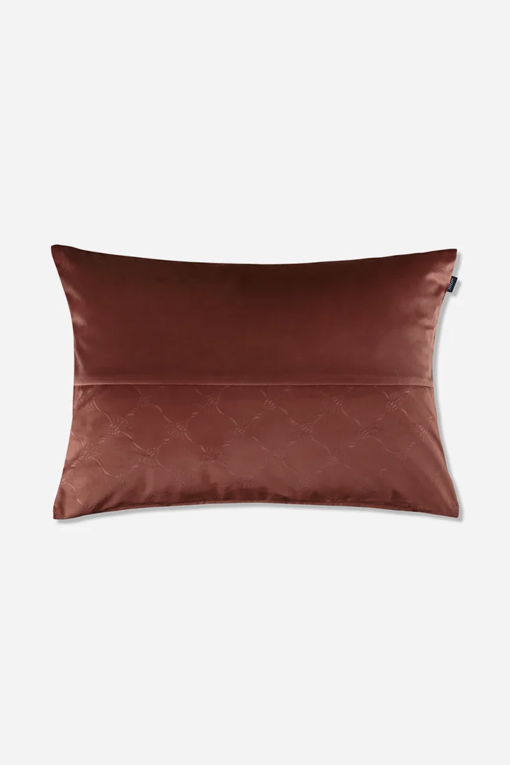 Leads to product detail page "Joop! soft cornflower decorative cushion cover 40x60 cm, brown"