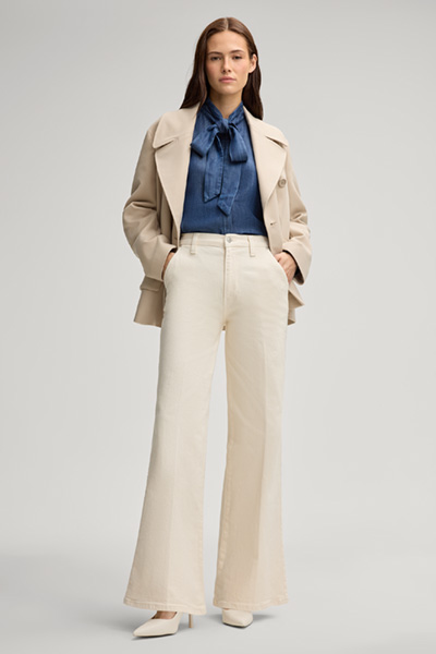 Ulla Denim Blouse in Dark Blue