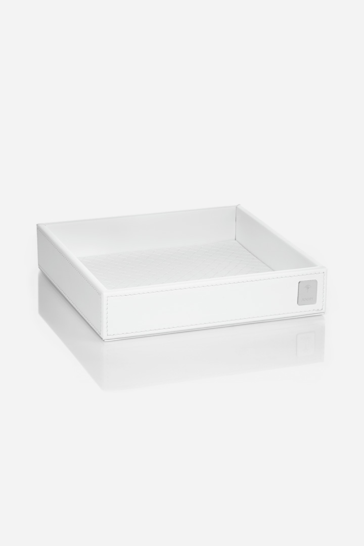 Leads to product detail page "JOOP! BATHLINE Square L Tray in White"