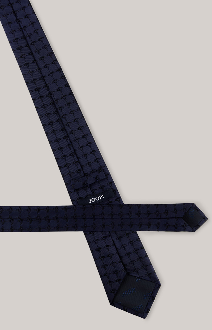 Silk Tie in Dark Blue