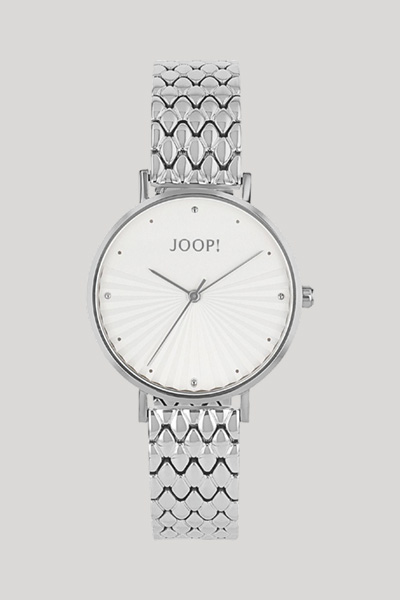Leads to product detail page "Women's silver wristwatch"