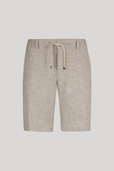 Führt zu Produktdetailseite „Bermudas Capri in Beige gemustert"