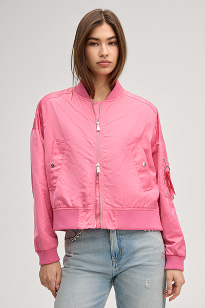 Bomberjacke Olcay in Pink