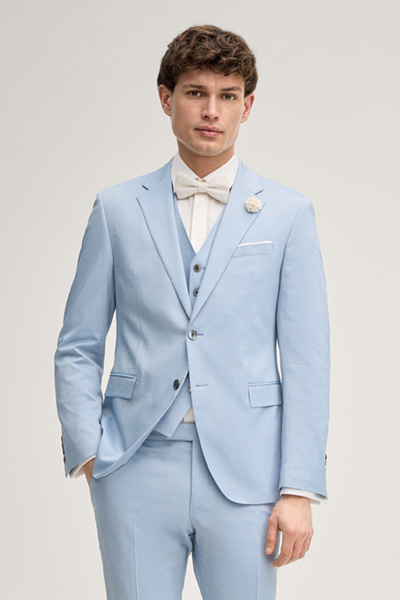 Wedding Baukasten-Sakko Herby in Hellblau