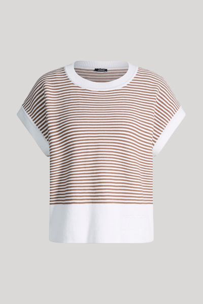 hellbraun/creme gestreift