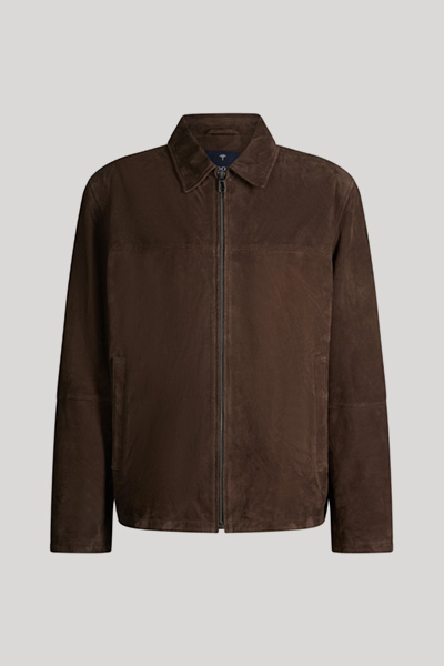 Baks leather jacket in dark brown
