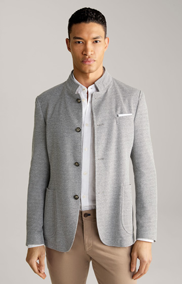 Hiro Jacket in Textured Grey