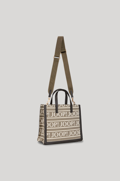 Paraffa Aurelia Handbag in Beige/Dark Blue