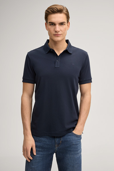 Primo polo shirt in dark blue
