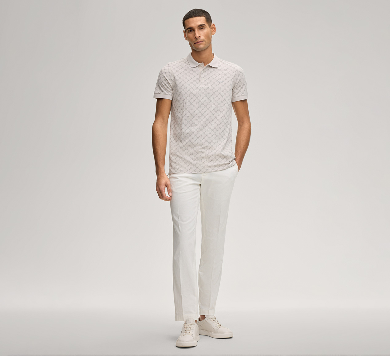 JOOP! presents the product Paigam Polo Shirt in Off-white from the category T-Shirts & Sweatshirts