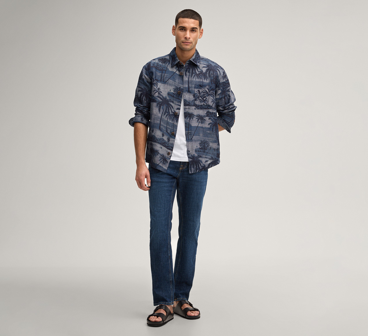 JOOP! presents the product Harvi shirt in navy patterned from the category Shirts