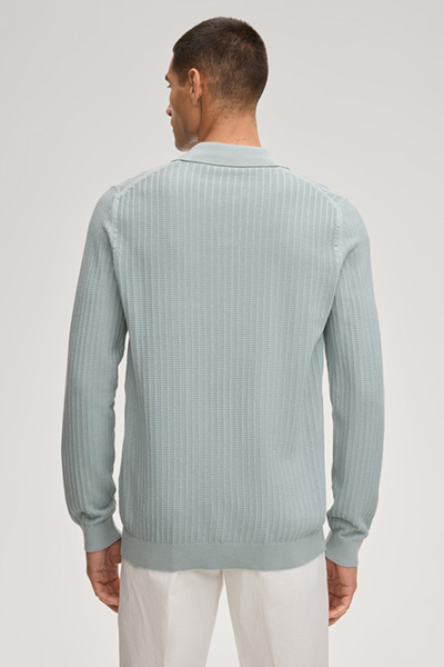 Pullover Galdino in Salbei gerippt