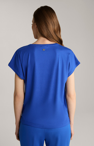 Satin Blouse in Blue