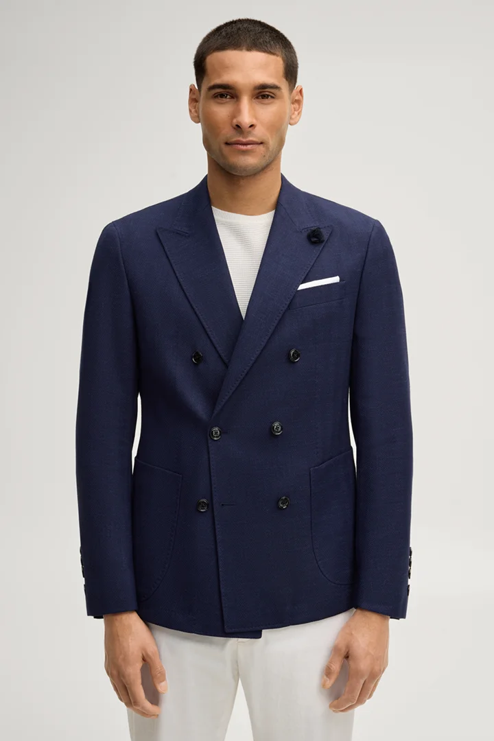 Führt zu Produktdetailseite „Doppelreiher-Sakko Heazy in Navy"