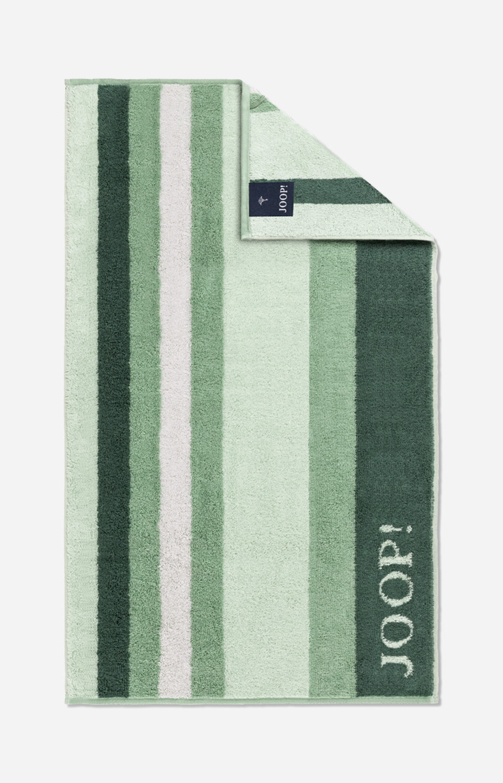 JOOP! VIBE STRIPES Guest Towel in Sage, 30 x 50 cm