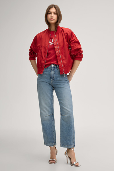 Wide Leg Jeans Manoa in Light Blue Denim