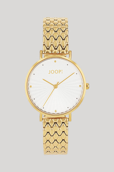 Leads to product detail page "Women's gold wristwatch"