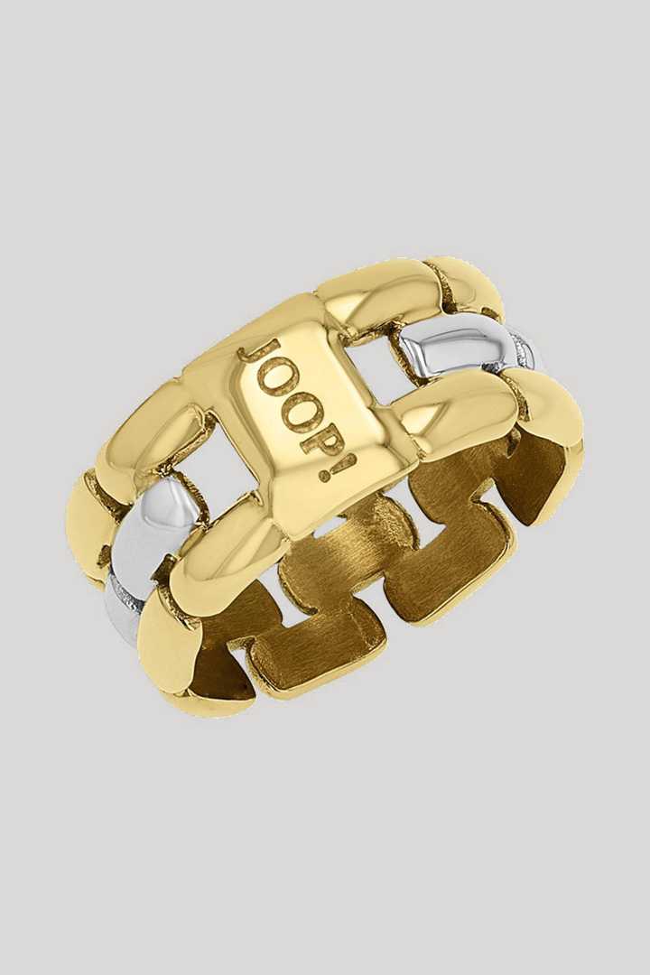 Leads to product detail page "Ring in Gold/Silver"