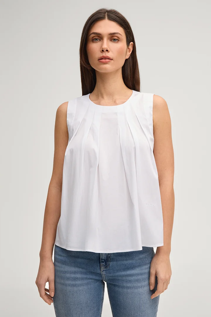 Führt zu Produktdetailseite „Blusen-Top Barbarine in Weiß"