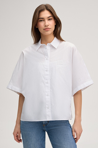 Hemdbluse Britney in Weiß