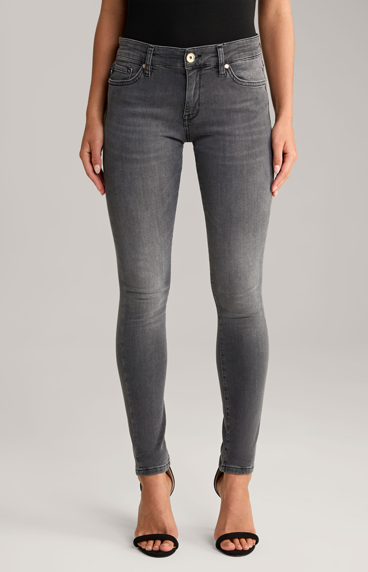 Skinny Jeans Sue in Medium Grey Washed