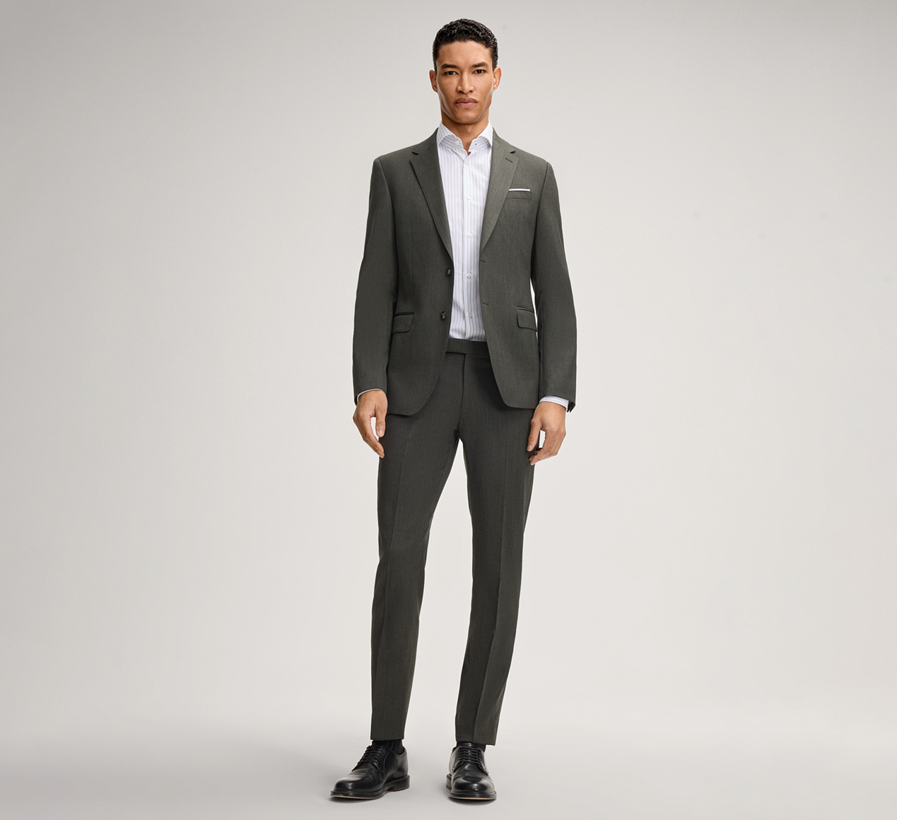 JOOP! presents the product Pares Striped Shirt in White from the category Shirts