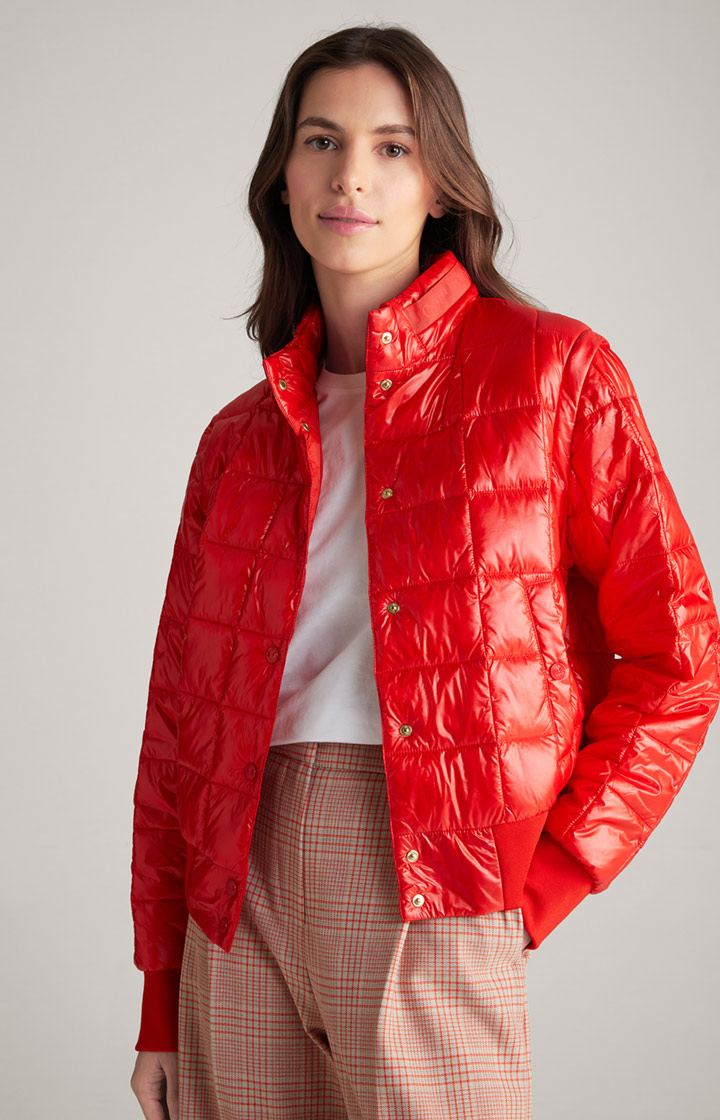 Quilted Jacket in Red