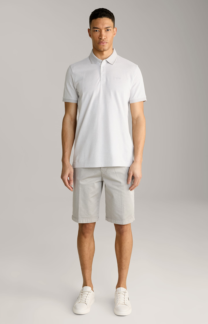 Percy Polo Shirt in Light Grey