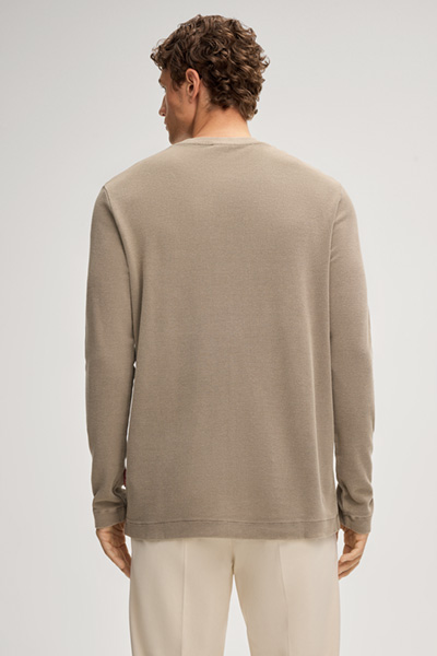 Darian Long-sleeved Top in Beige