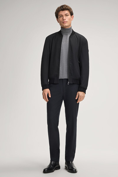 Collegejacke Indro in Schwarz