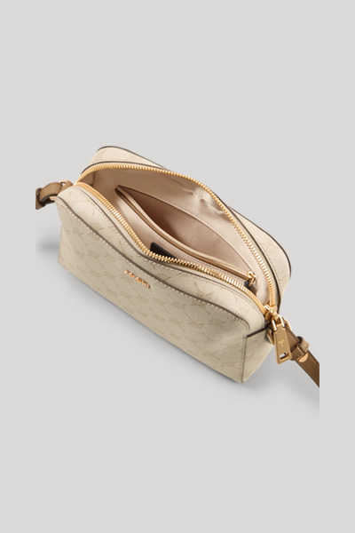Mazzolino Cloe shoulder bag in cream cornflower