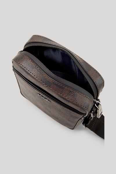 Schultertasche Cortina Piazza Rafael in Dunkelbraun gemustert